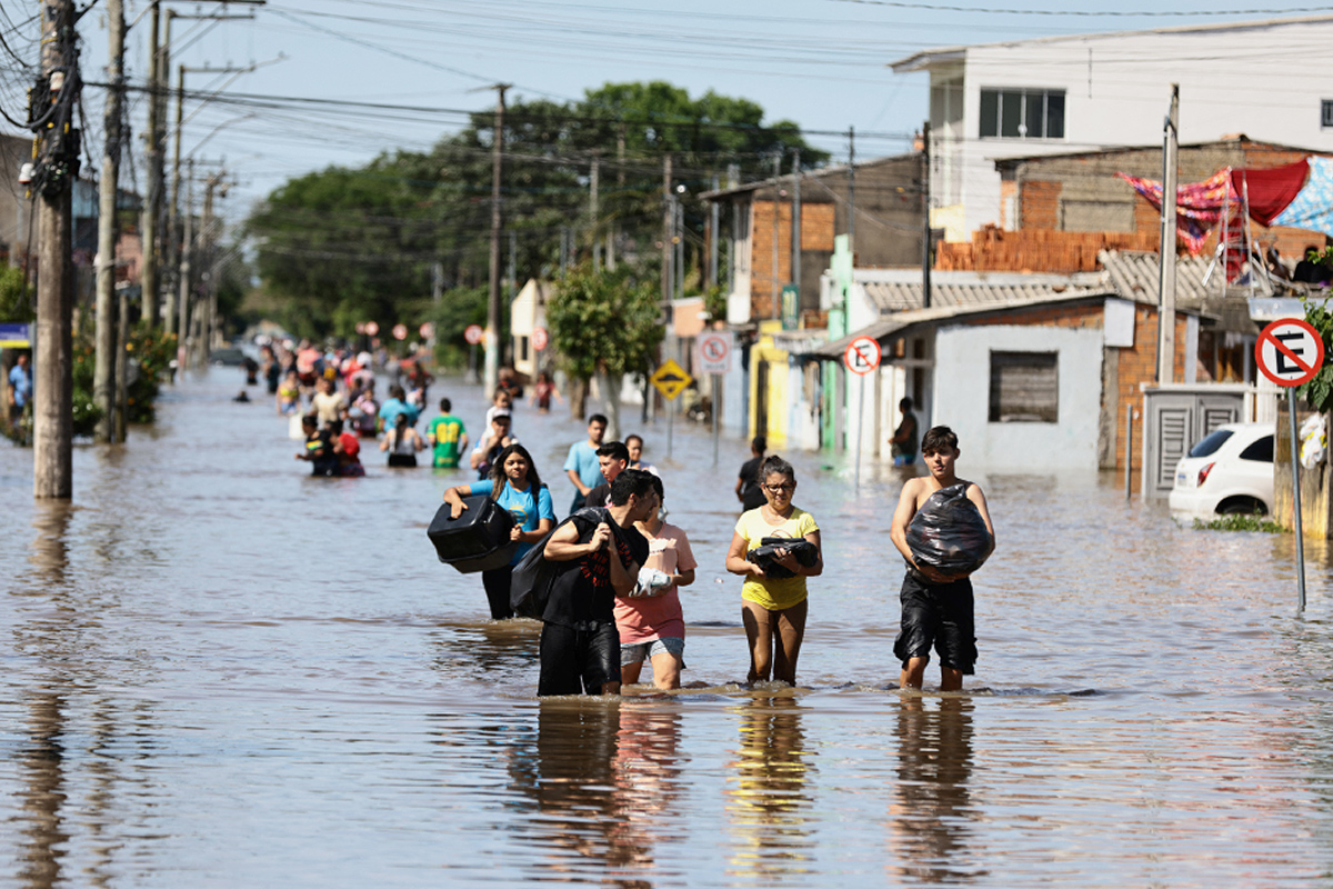 Бразилія Повінь Клімат Фото