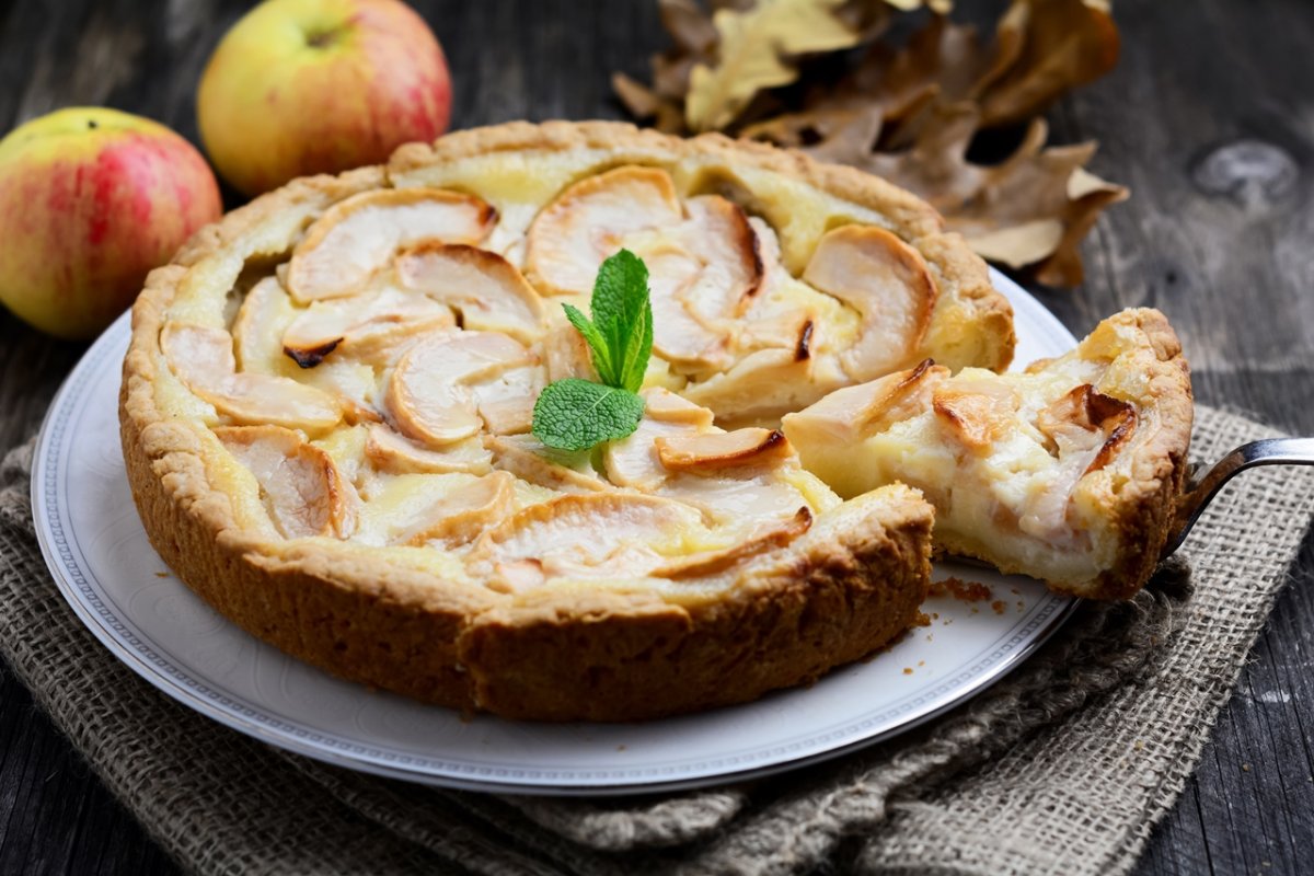 Как приготовить яблочный пирог без теста за 15 минут