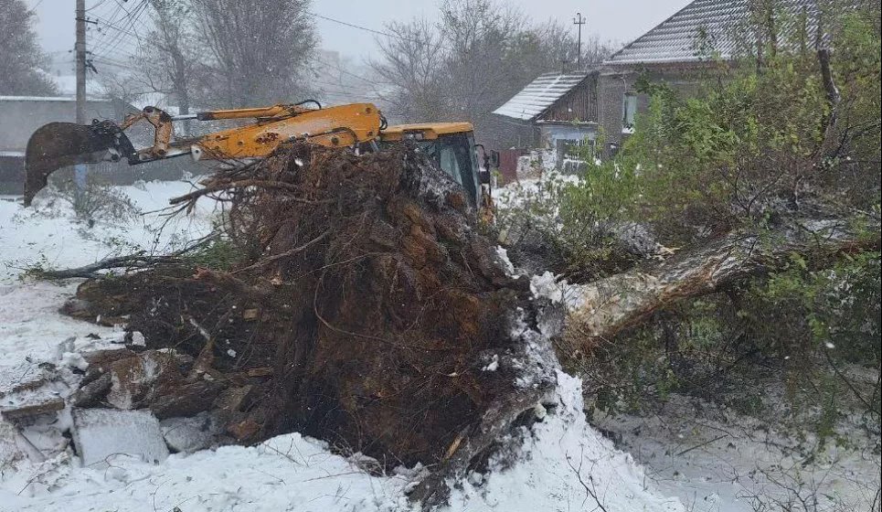 Снежный шторм в Украине ненастье свирепствует в регионах