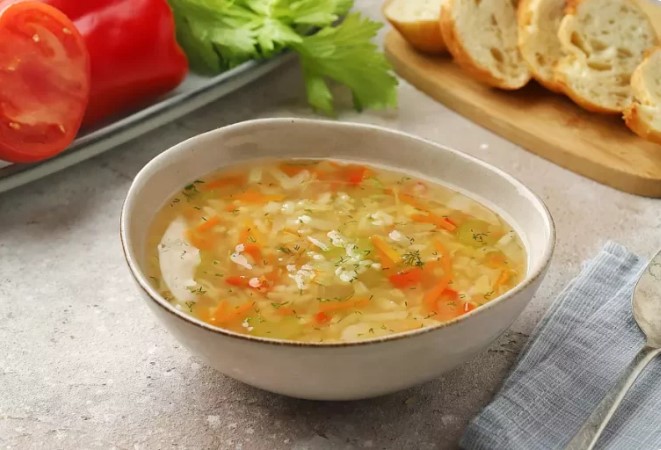 Крем-суп с белой фасолью
