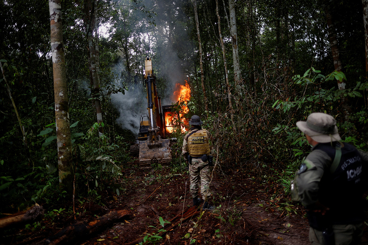 Леса Амазонки Легкие планеты Яномами Незаконное золотодобыча Фото