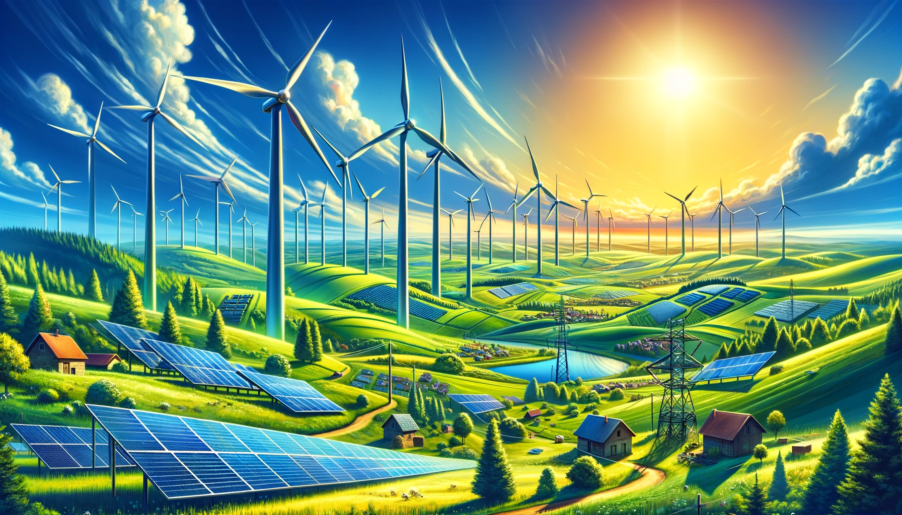 Впервые в энергетическом балансе Европы ветра больше газа: выбросы рекордно сократились Изображение сгенерировано ИИ