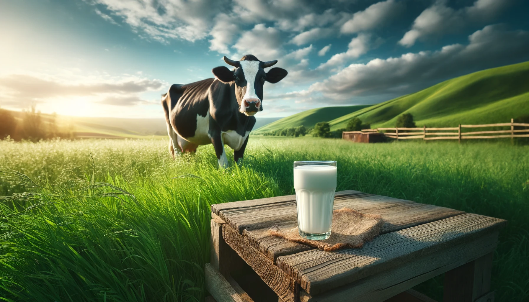 Корова, дающая молоко с инсулином: достижение бразильских биотехнологов Изображение сгенерировано ИИ