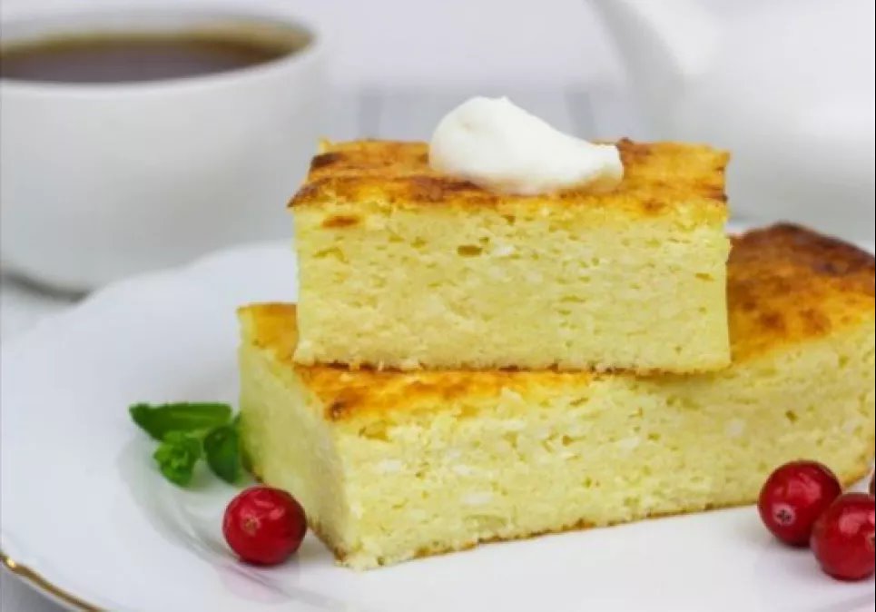 Сырная запеканка с манной крупой – очень вкусный и полезный завтрак Фото: «Еда легко»