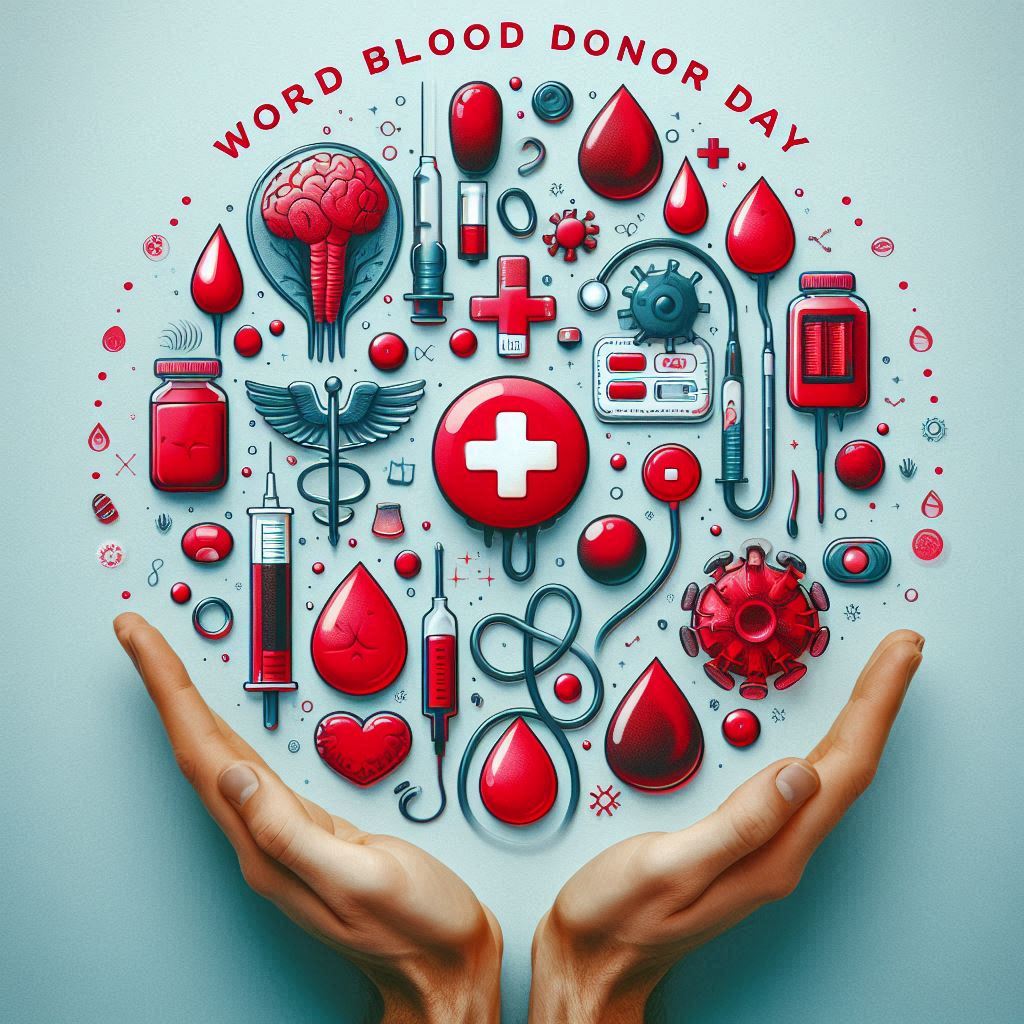 Не только вклад в благополучие общества, но и пользу для здоровья: сегодня Всемирный день донора крови Изображение создано ИИ