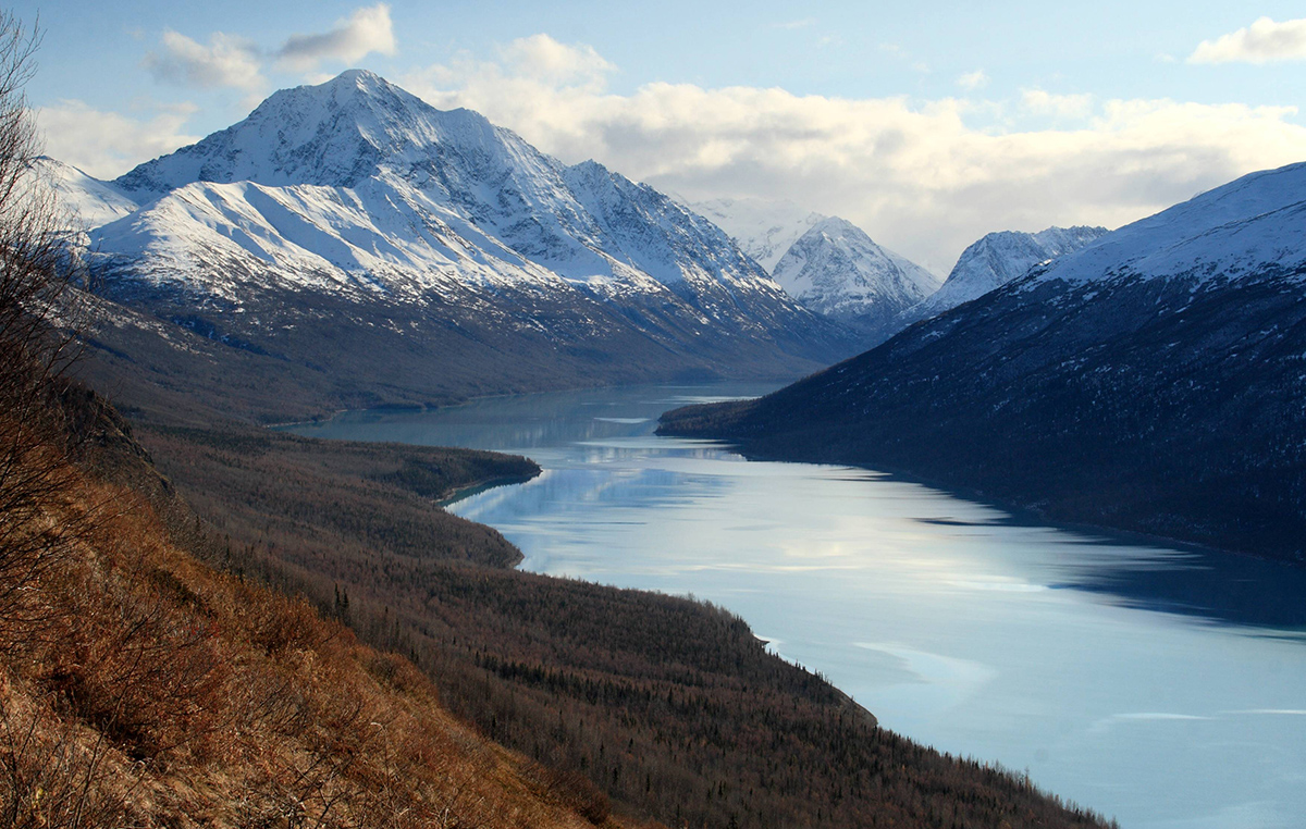Заповідник Парк Чугач Анкоридж Аляска США Фото