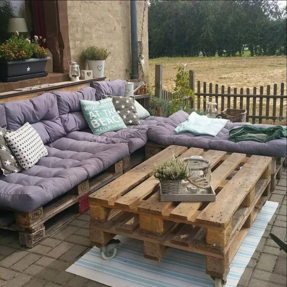Садовая мебель из поддонов: советы и идеи (ФОТО) Фото: Телеграмма-канал «Дача. Сад и огород»
