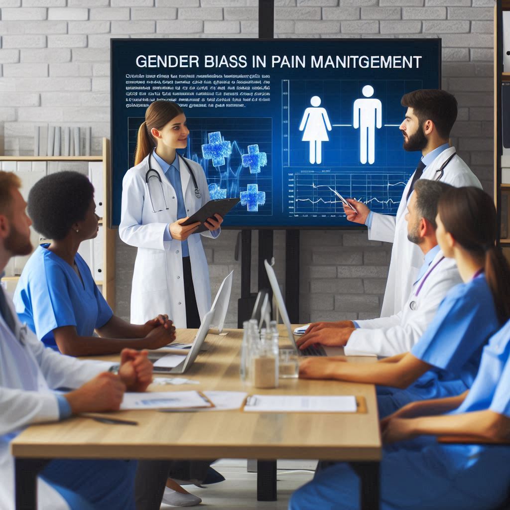 Гендерное предупреждение: мужчины получают обезболивающие чаще, чем женщины Изображение создано ИИ