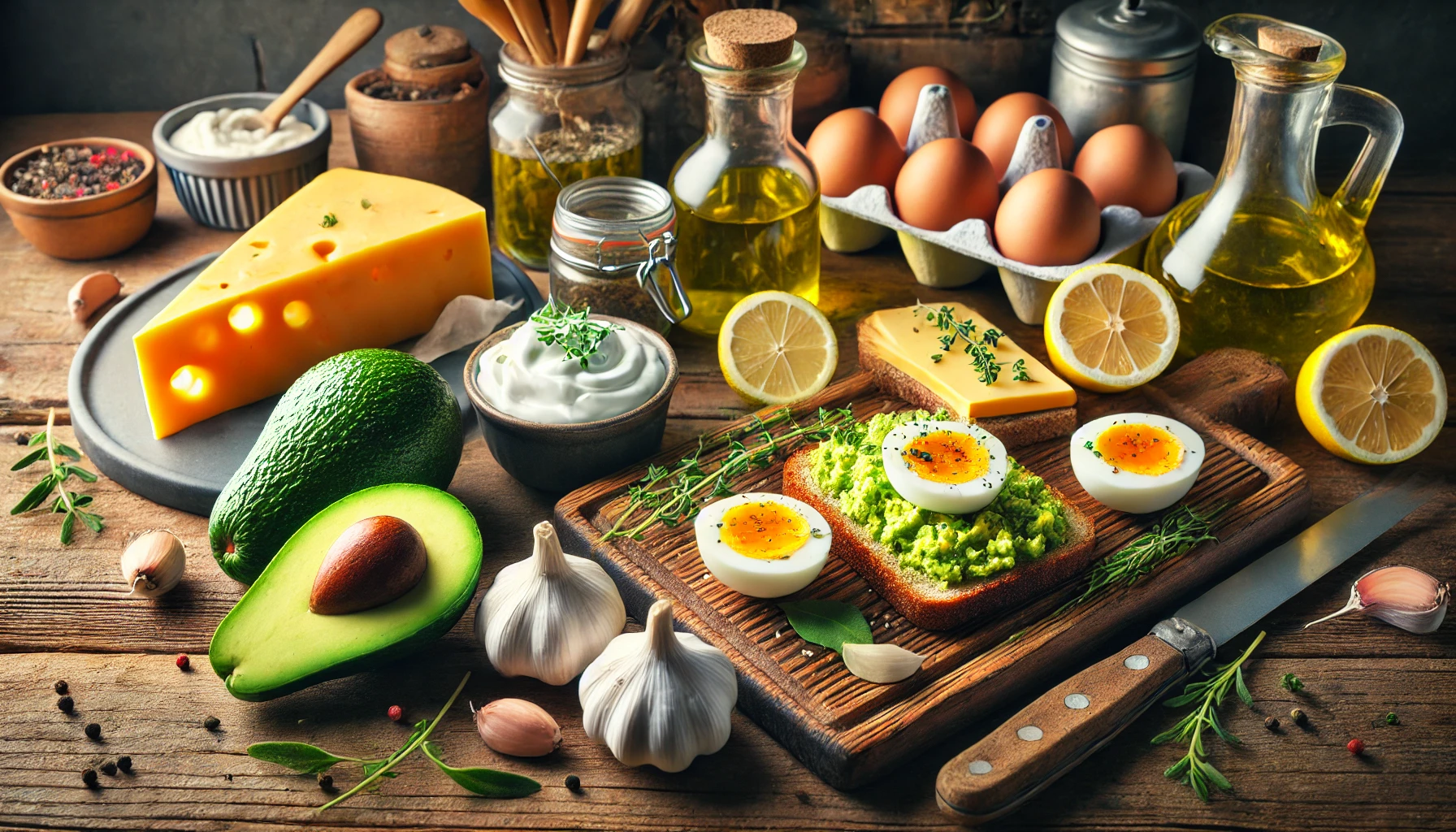 Авокадо, яйца и творог: идеальная намазка для гурманов Изображение создано ИИ