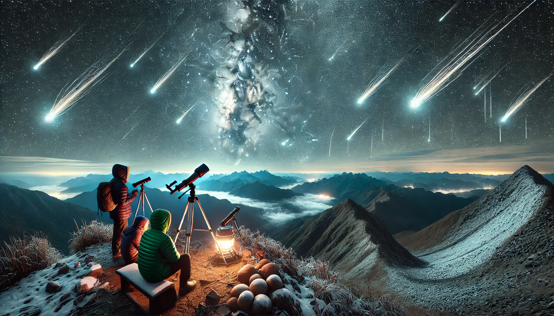 Небесный фейерверк: октябрьский звездопад Дракониды озарит ночное небо Изображение создано ИИ