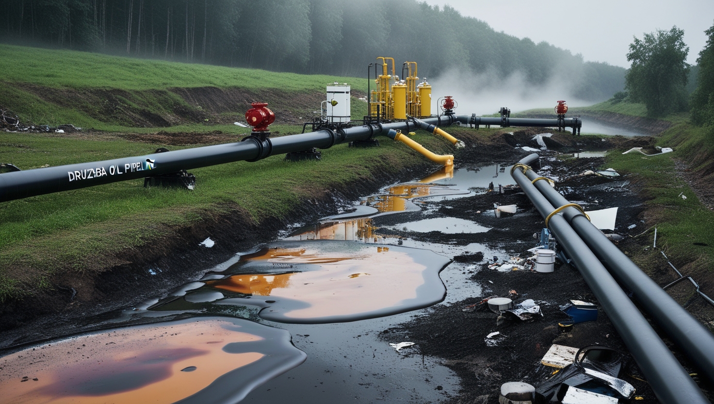 В Польше на нефтепроводе «Дружба» обнаружили утечку, несмотря на предупреждение о возможном теракте: вот что известно Изображение, сгенерированное искусственным интеллектом