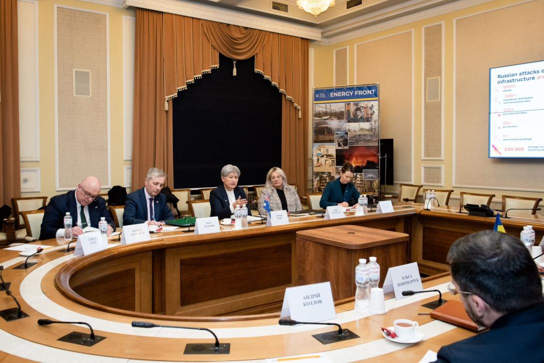 Австралия внесет в Фонд поддержки энергетики Украины 6 млн евро ФОТО: Встреча представителей правительства Украины и Австралии в Киеве / Минэнерго