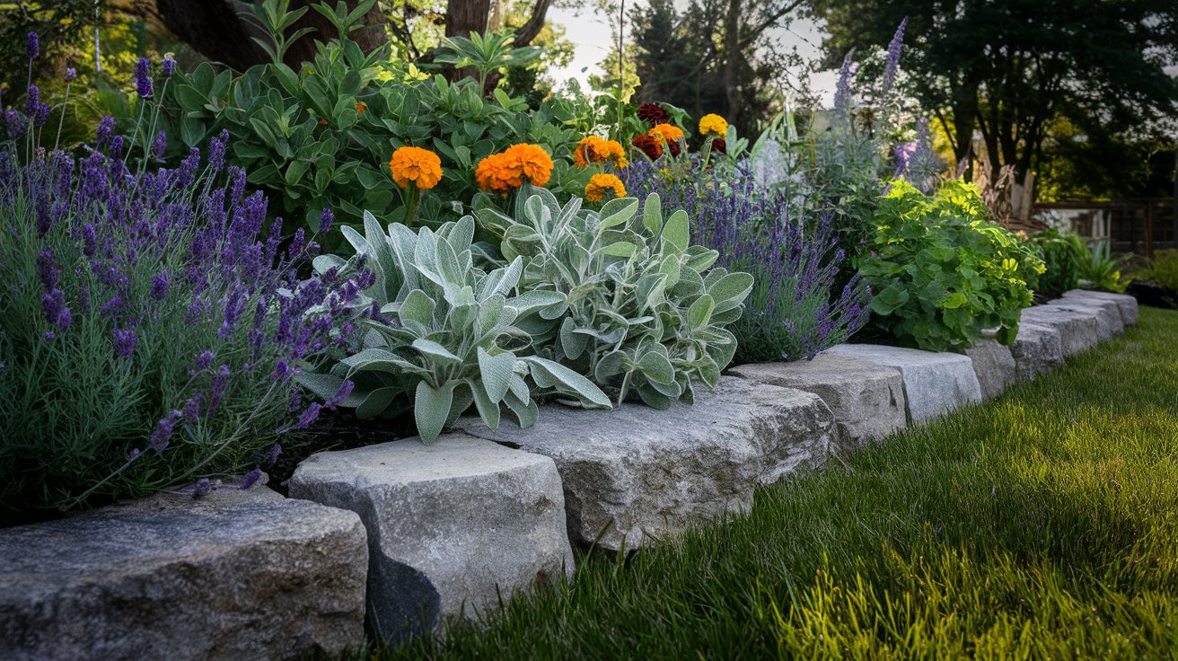 Бордюрные растения для садовых дорожек: гармония формы, цвета и текстуры (ФОТО) Изображение сгенерировано ИИ