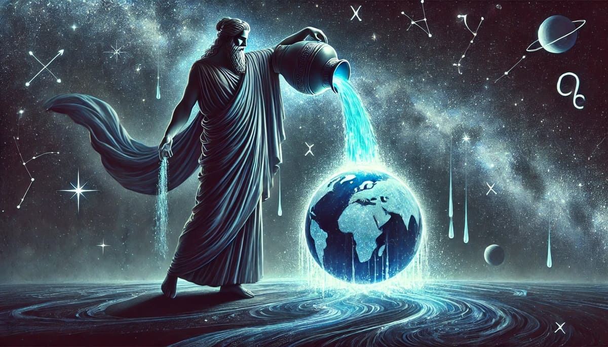 Візуалізація чоловіка Водолія.