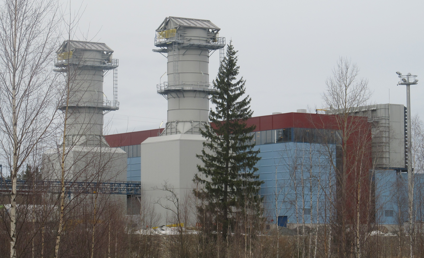 Швеция передаст Украине две газовые турбины большой мощности для электрогенерации Фото: газотурбинная электростанция / Википедия