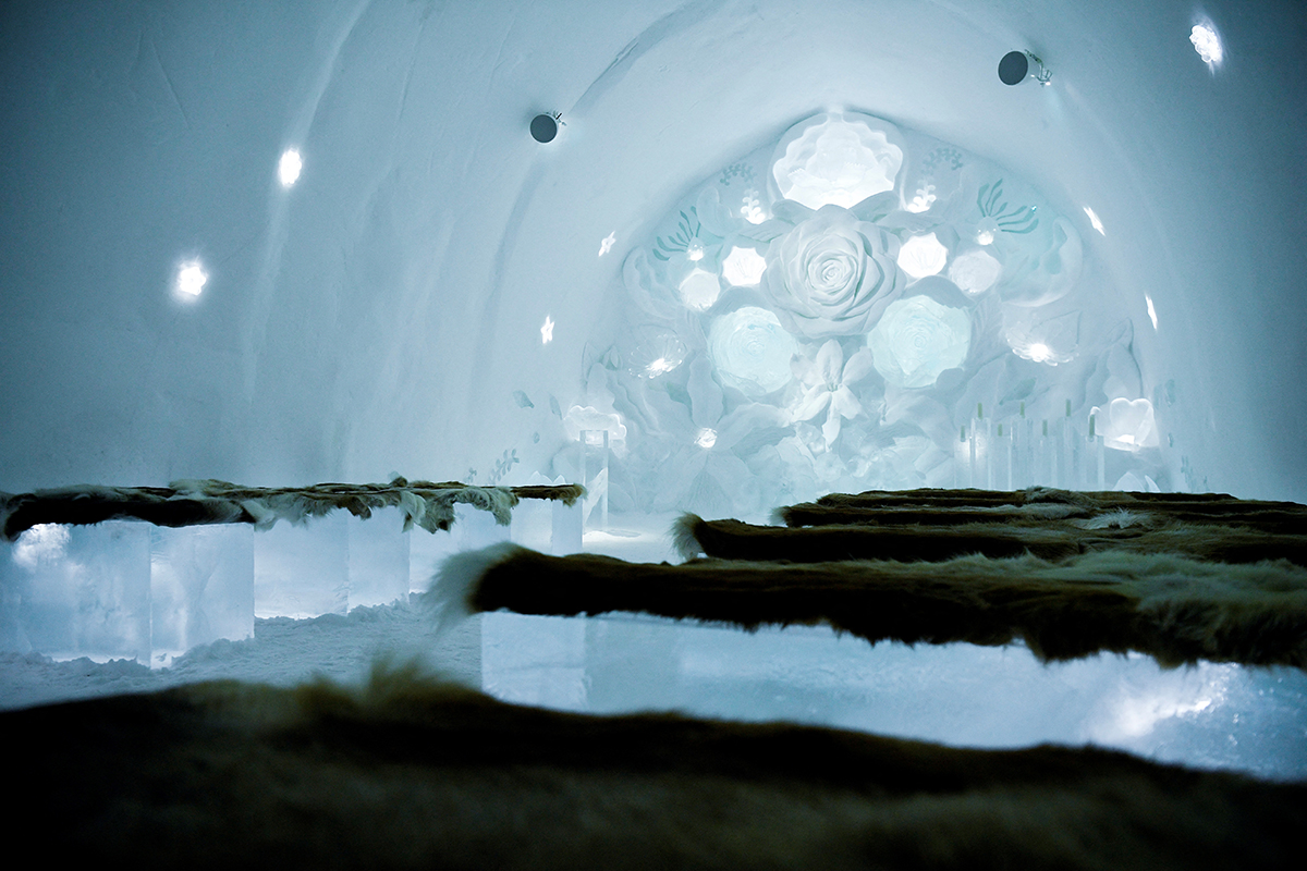 Скандинавія Льодові готелі Icehotel Arctic SnowHotel Snowcastle Resort Фото