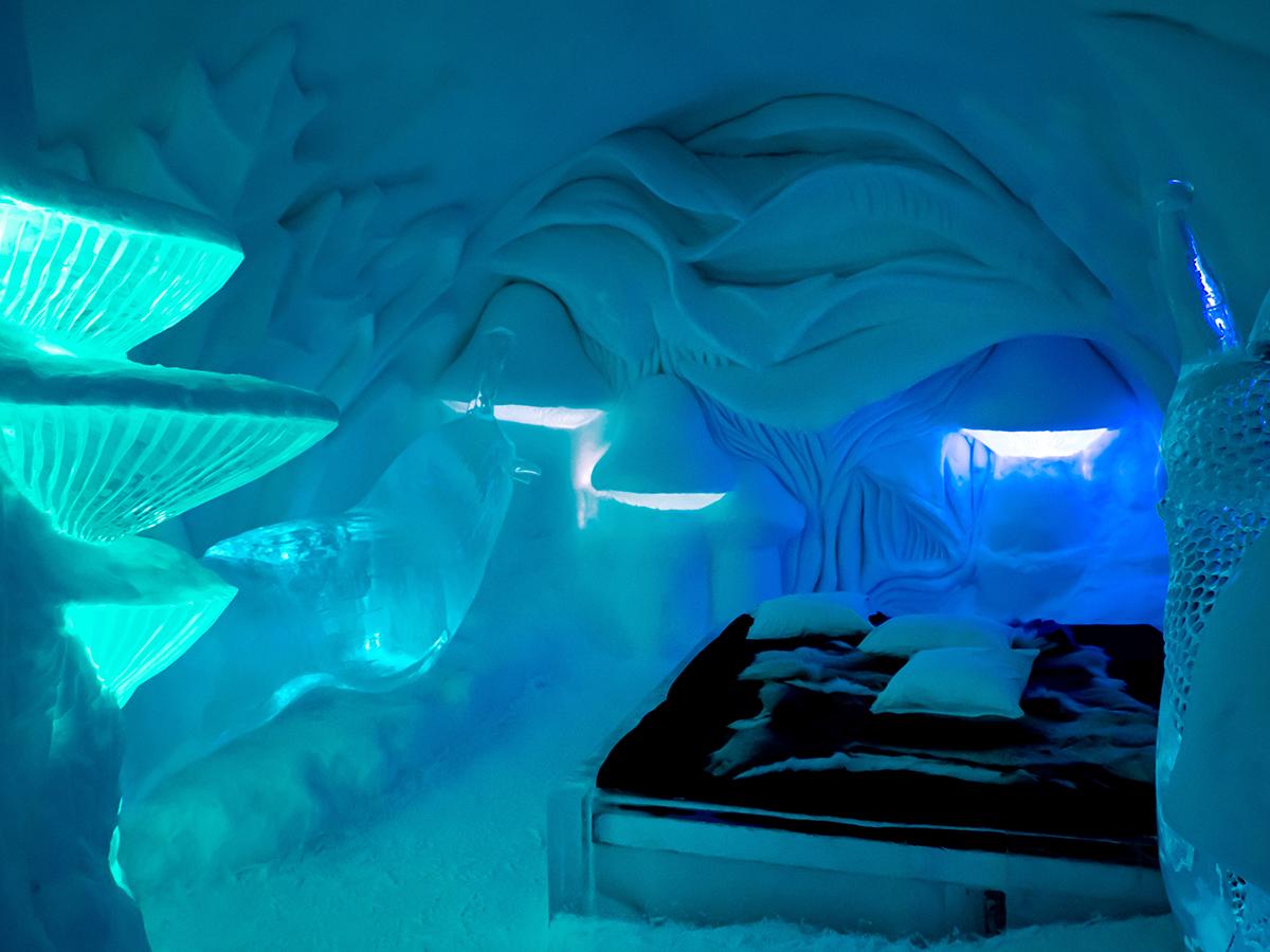 Скандинавія Льодові готелі Icehotel Arctic SnowHotel Snowcastle Resort Фото