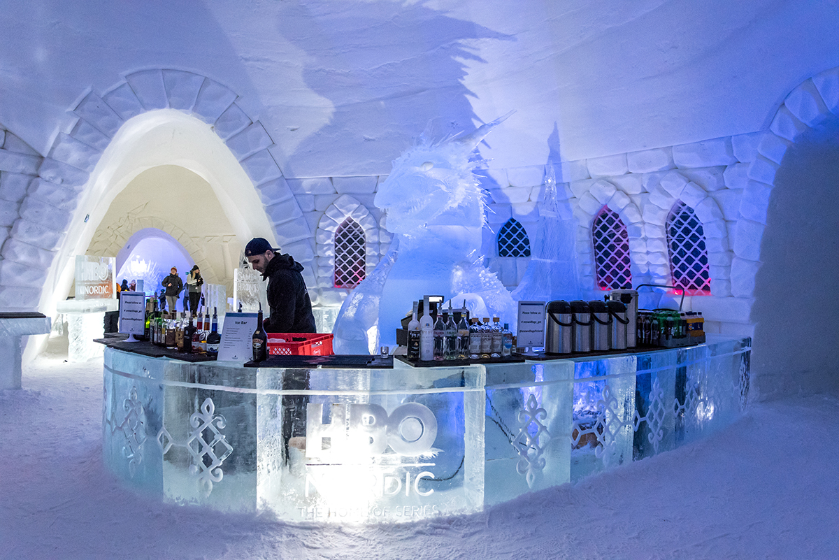 Скандинавія Льодові готелі Icehotel Arctic SnowHotel Snowcastle Resort Фото