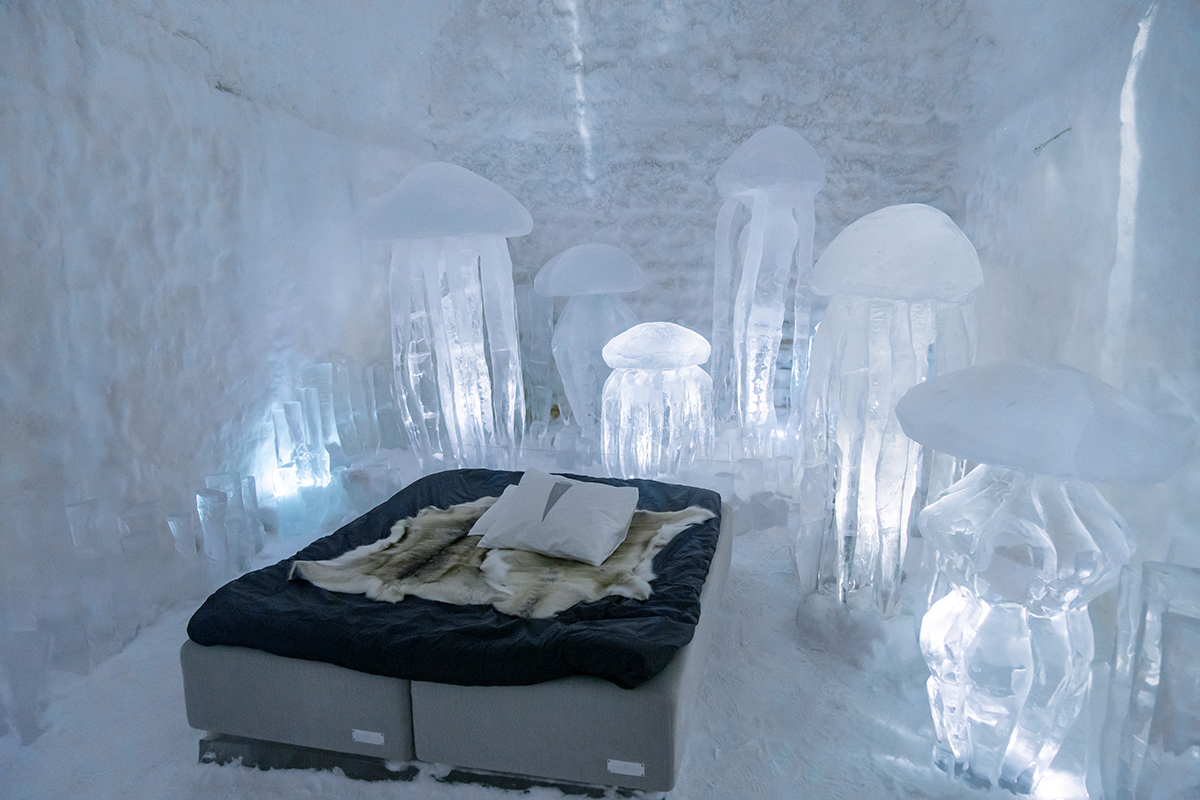 Скандинавія Льодові готелі Icehotel Arctic SnowHotel Snowcastle Resort Фото