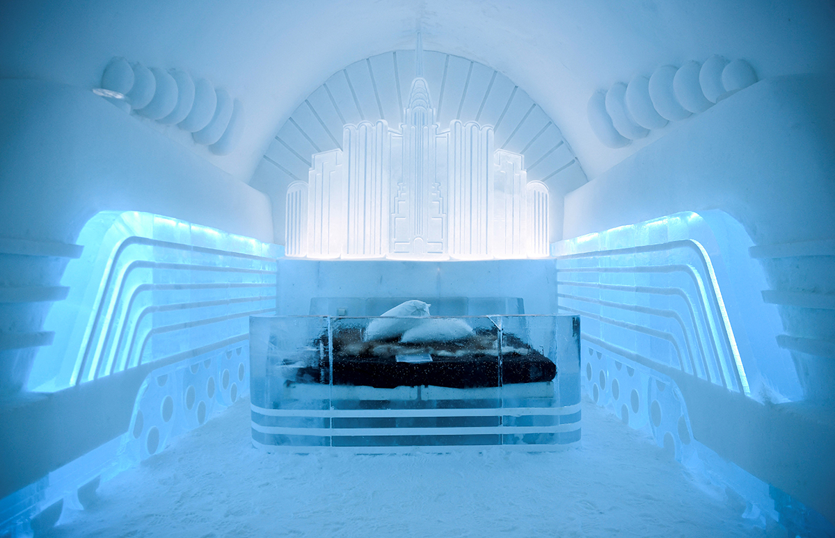 Скандинавія Льодові готелі Icehotel Arctic SnowHotel Snowcastle Resort Фото