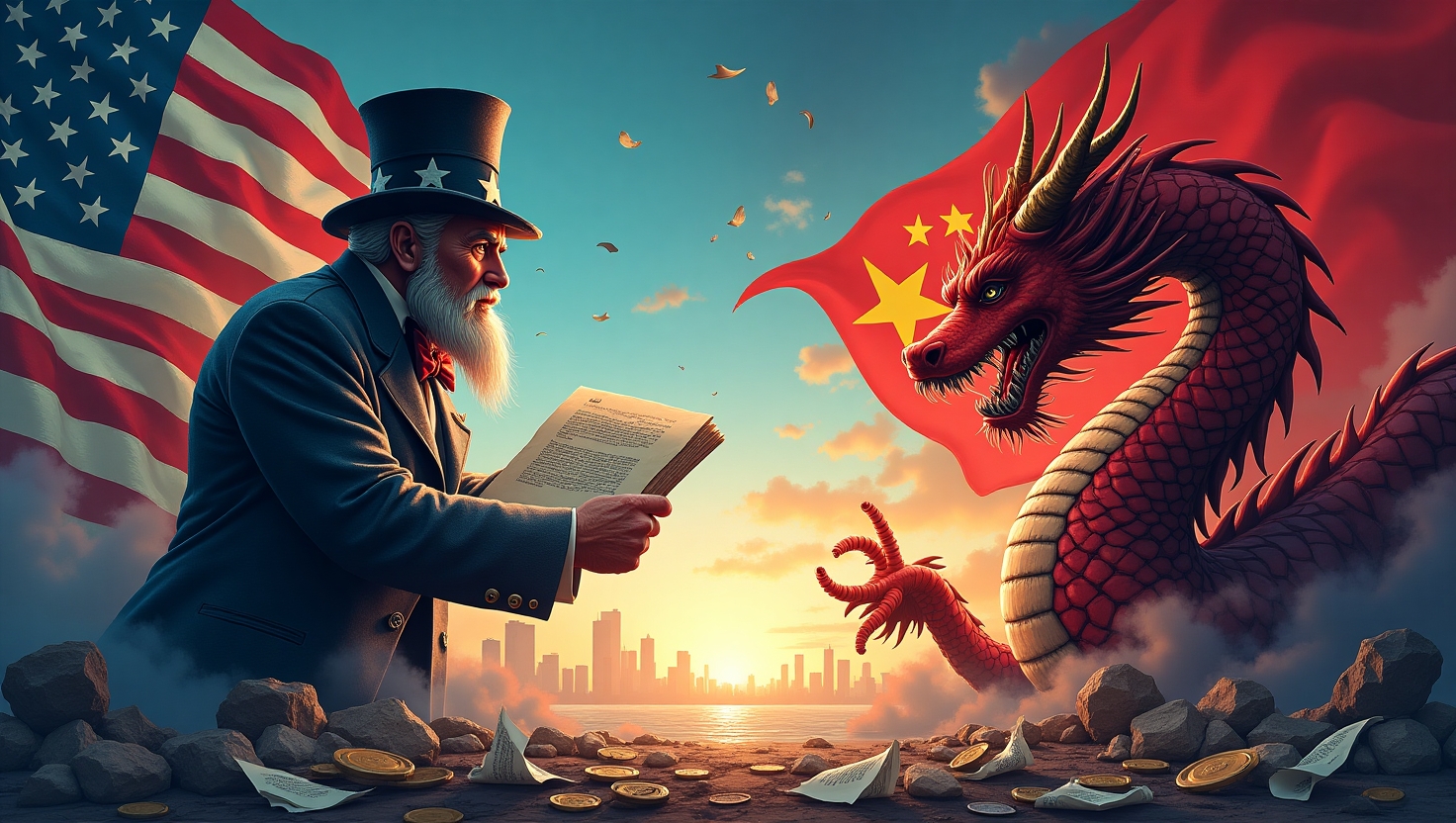 Таможенная война в аграрном секторе: Китай ввел штрафные пошлины на сельхозпродукцию из США Изображение сгенерировано ИИ