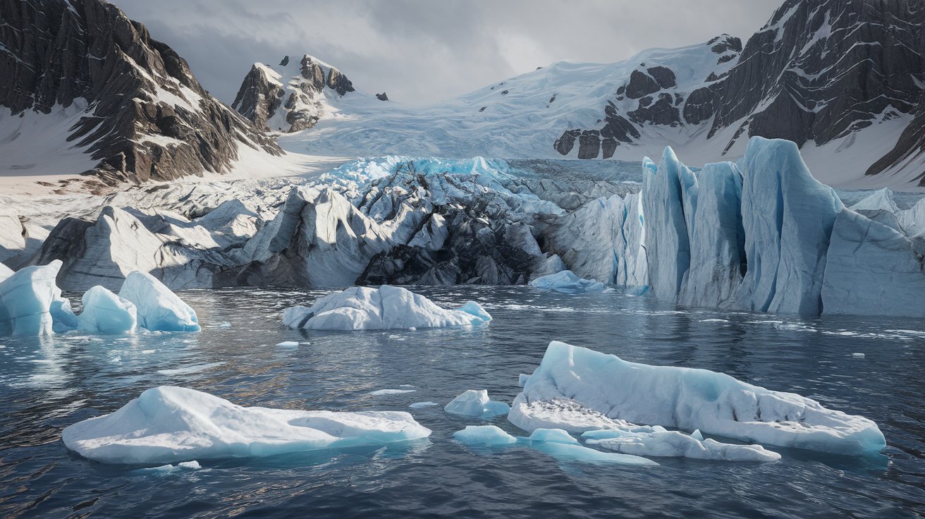 Всемирный день ледников: мы уже потеряли глыбу льда площадью как Германия и 25 м высотой Изображение сгенерировано ИИ