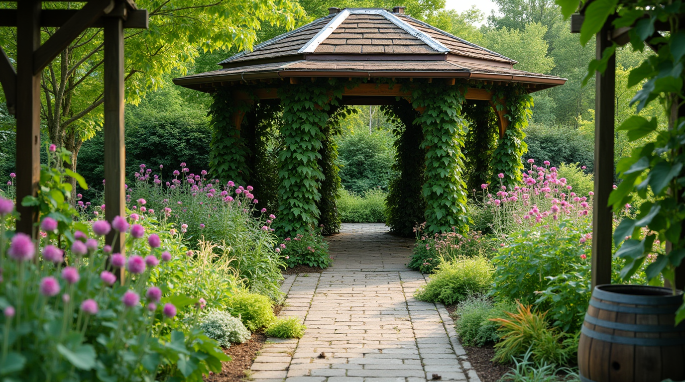 Ландшафтный дизайн и адаптация к климатическим изменениям: как сделать сад устойчивым Изображение сгенерировано ИИ