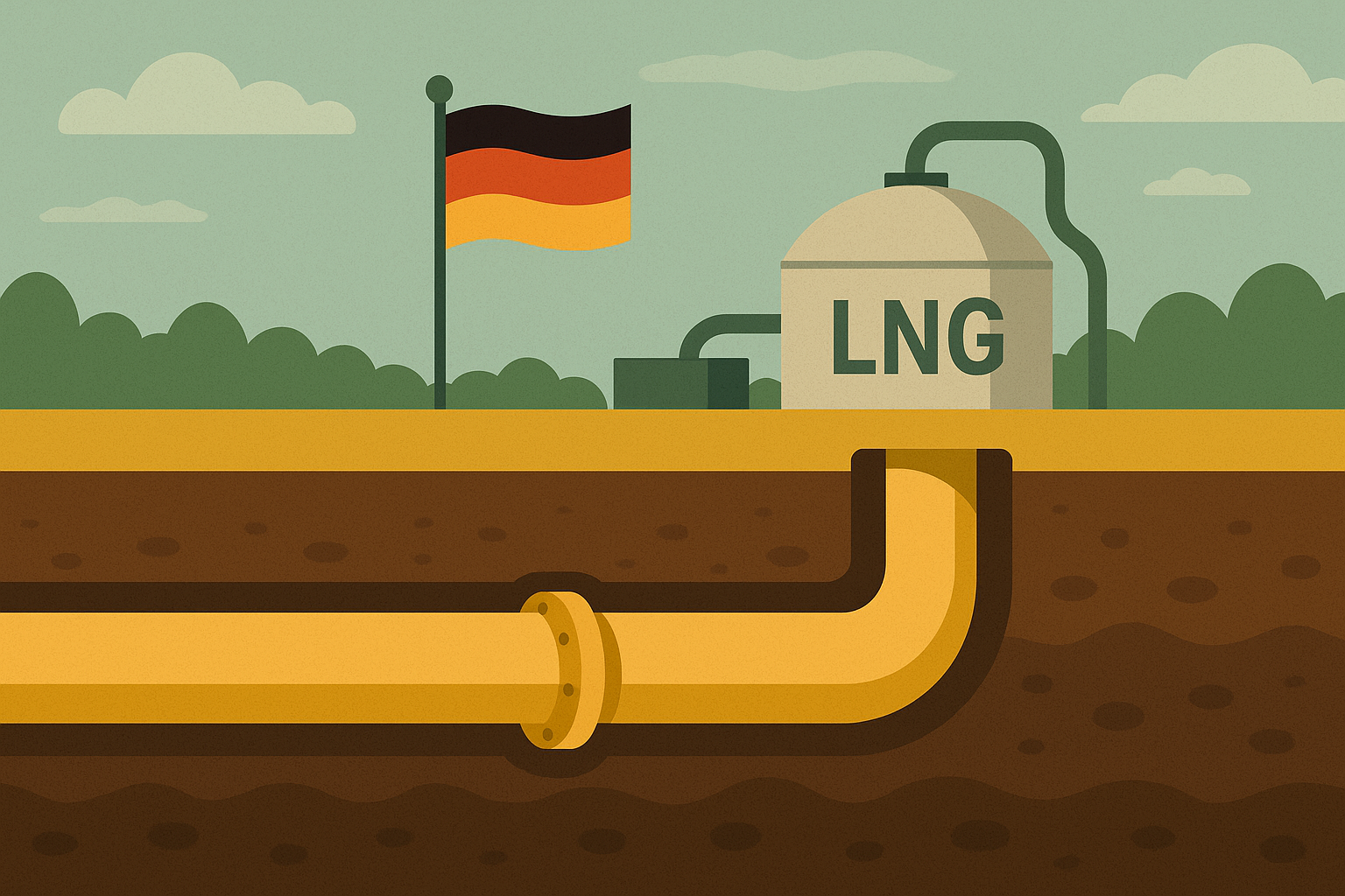 Госкомпания из Германии покупает все больше российского газа, а правительство делает вид, что ничего не знает об этом — расследование Изображение сгенерировано ИИ