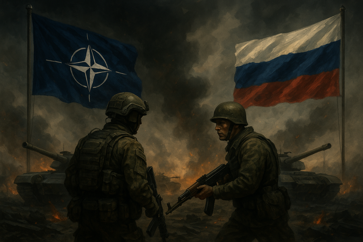 Через два года возможен конфликт НАТО с Россией — эксперт RUSI Изображение сгенерировано ИИ