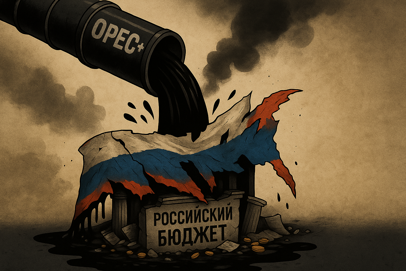 Нефтяное давление. Как новая стратегия ОПЕК+ бьет по Кремлю и помогает Украине Изображение сгенерировано ИИ
