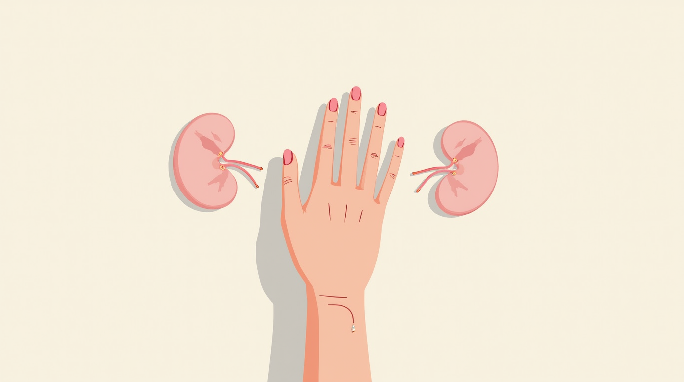 Ногти подают сигнал — как малозаметное пятно спасло женщине жизнь Изображение сгенерировано ИИ