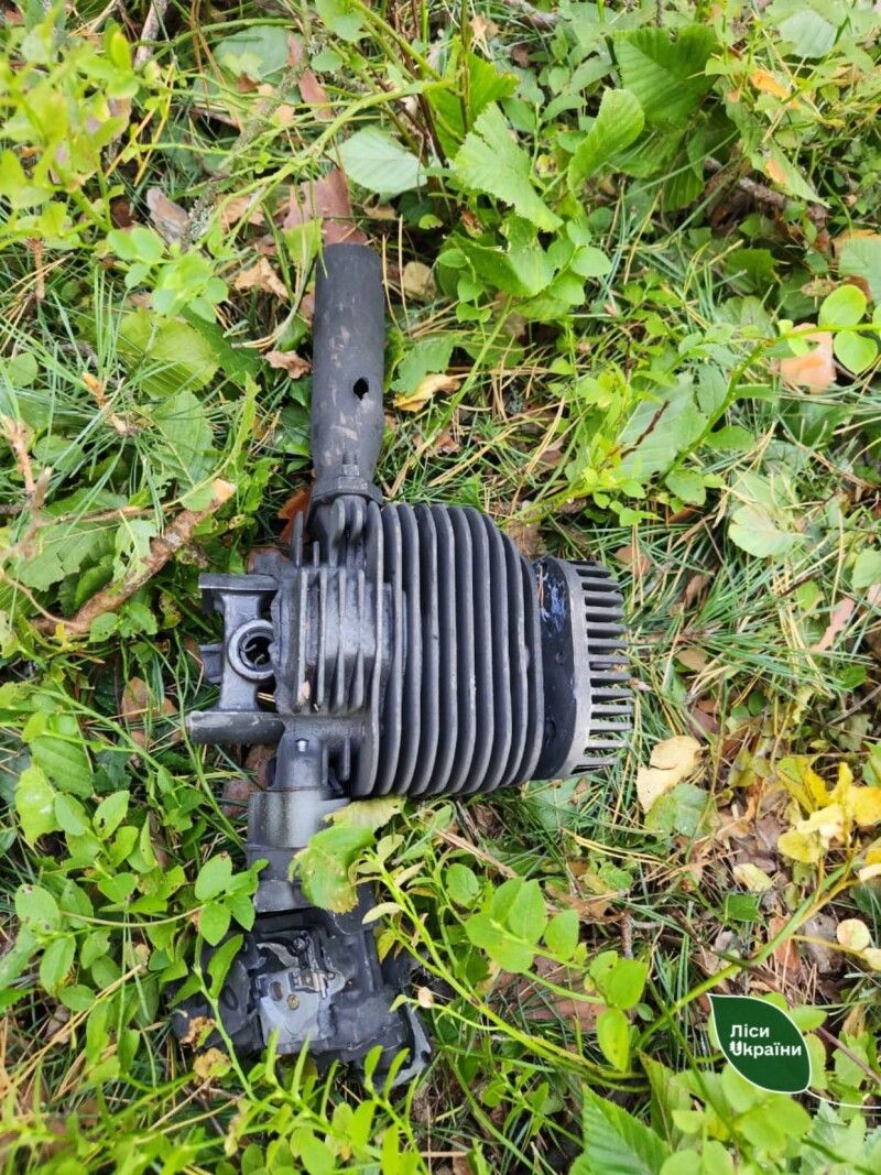 Лісова охорона Рівненщини загасила пожежу від обстрілу, на Волині знайшли «шахед»