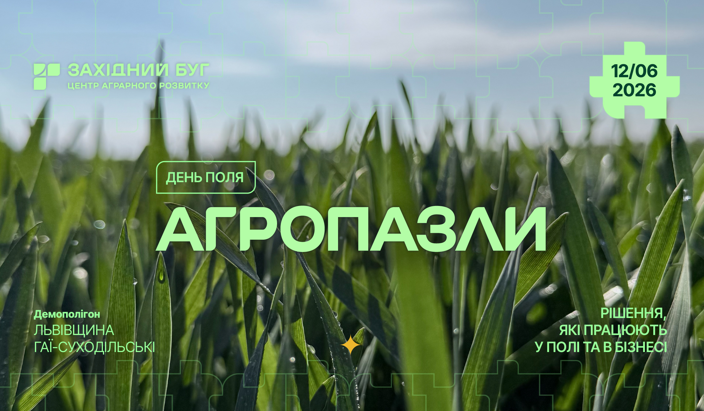 Всеукраїнський День Поля &laquo;Агропазли&raquo;: у фокусі пшениця, ячмінь та ріпак