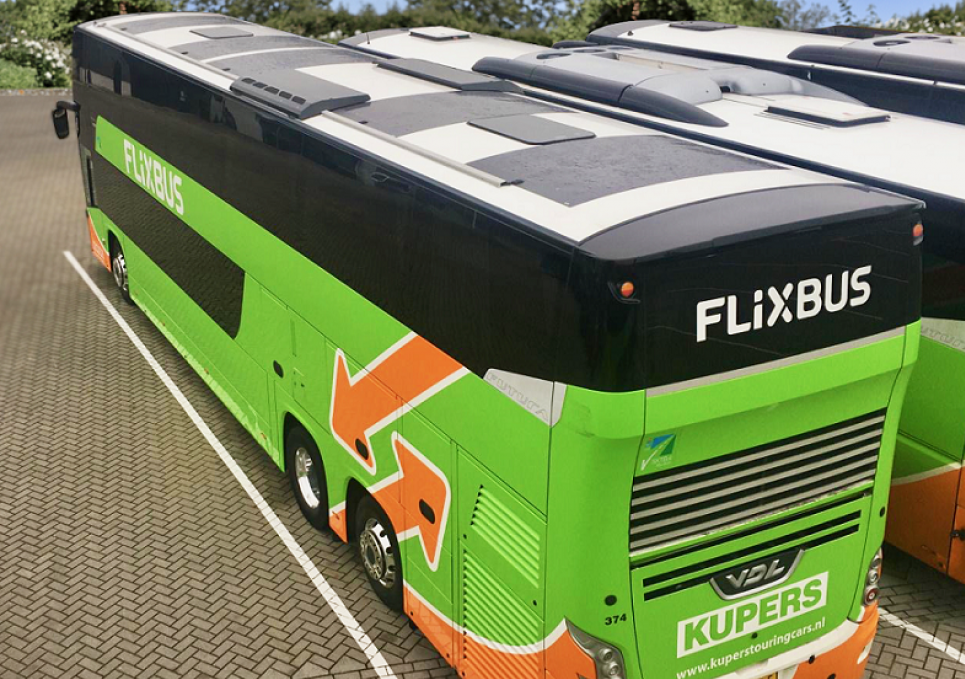 Перевізник Flixbus замінить дизель сонячними батареями