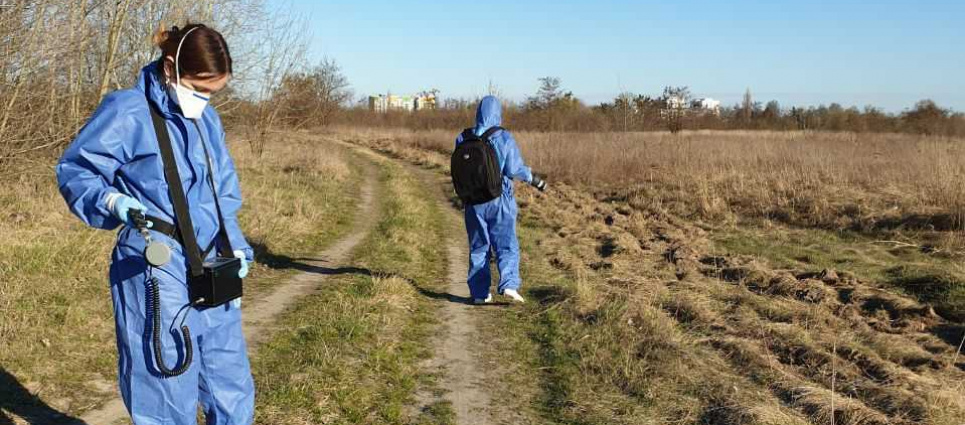 Центр ядерної безпеки спростовує інформацію про радіацію у Києві Фахівці вимірюють радіаційний фон. Фото Державного науково-технічного центру з ядерної та радіаційної безпеки