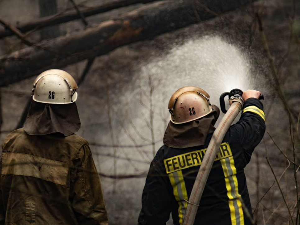 У Зоні відчуження та у Житомирській області триває ліквідація осередків займання (фото, відео) Фото: Facebook Олександра Сироти