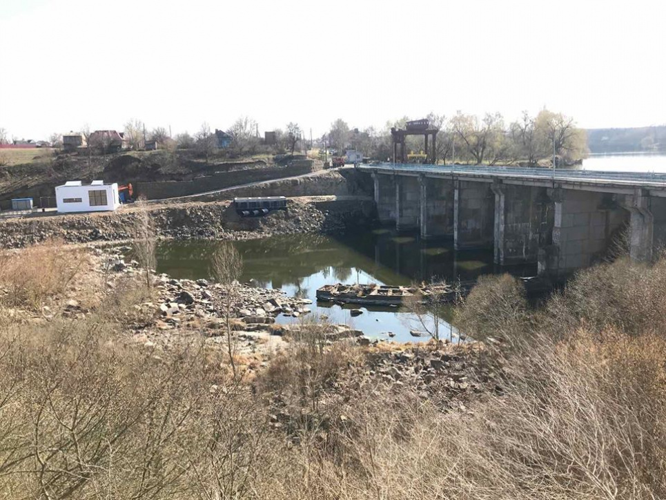 Два великих міста Київської області можуть залишитися без води ситуація на Росі критична. Фото Басейнового управління водних ресурсів
