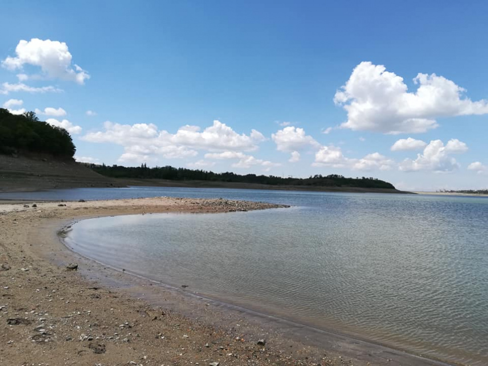 Фото дня: Сімферопольське водосховище перетворилось в калюжу Усі фото - RoksolanaToday&Крым25%