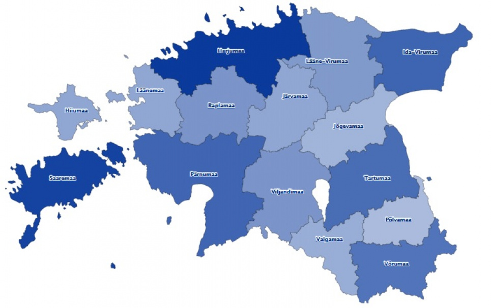 Експертка пояснила, чому в Естонії вийшло подолати коронавірус Скріншот із сайту Департаменту здоров'я Естонії