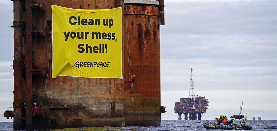 Через карантин активи Shell подешевшають на $22 млрд Ґрінпіс захоплює нафтову платформу Shell
