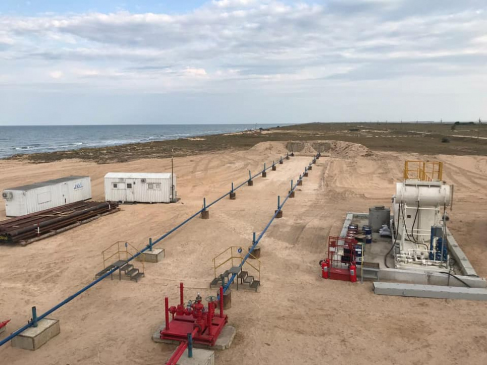 40 тис. кубометрів газу на добу - таким є проектний дебіт нової свердловини "Нафтогазу" Фото: facebook А.Коболєва