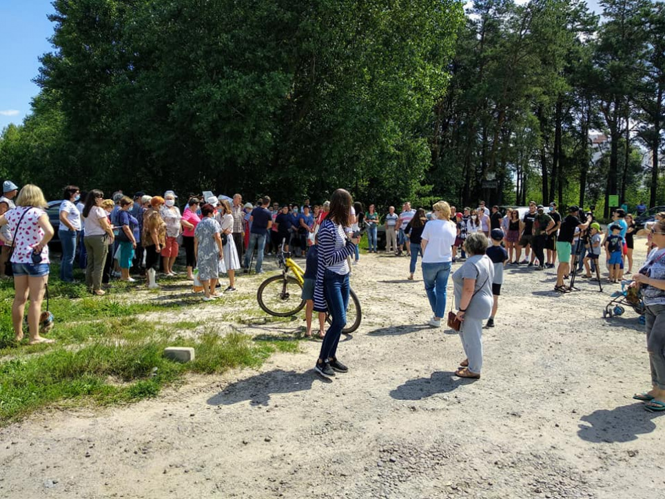 В Чернігові люди повстали проти заправки під вікнами будинків (фото) Фото Укрінформ