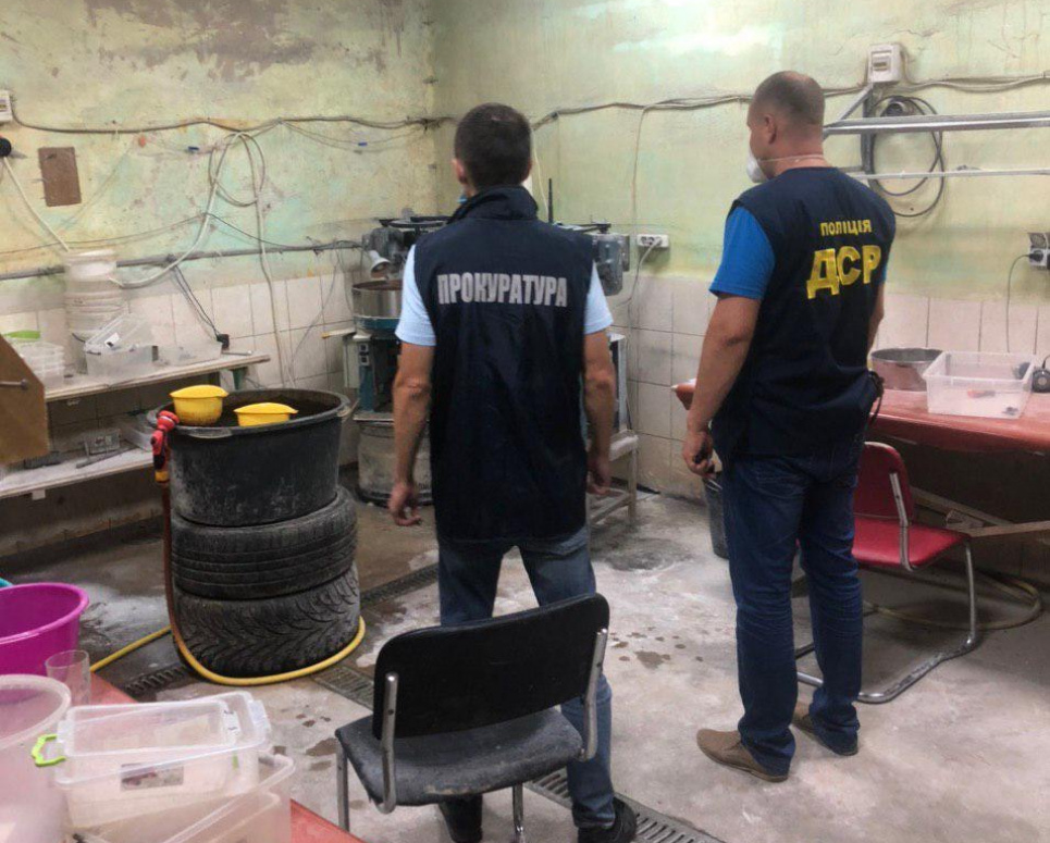 Знайшли цех для обробки бурштину та понад 200 кг дорогого каміння (фото)