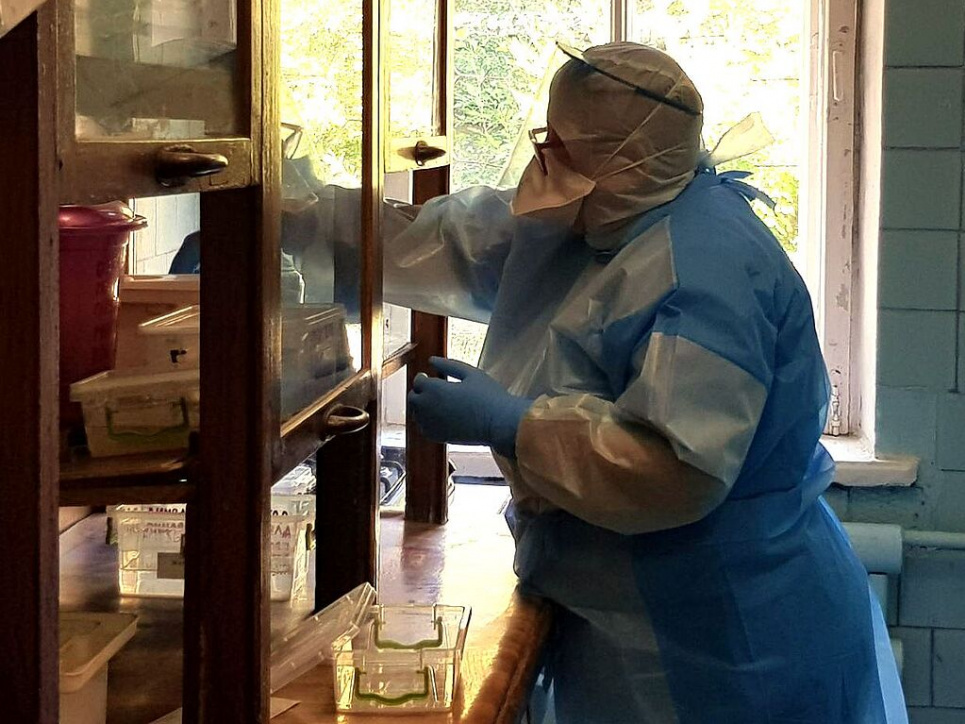 У Бердянську тест на COVID-19 роблять за пів години (фото)