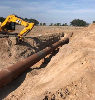 Аварійний газопровід під Києвом відремонтували (фото)