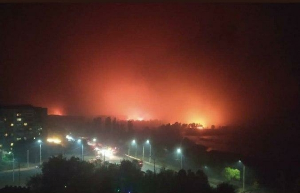 Вогонь пожеж підходить до хімічних підприємств Сєвєродонецька на Луганщині (відео)