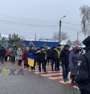 Тарифні протести: на Буковині та на Харківщині мітингувальники перекрили дороги Пісочин, Харківська область