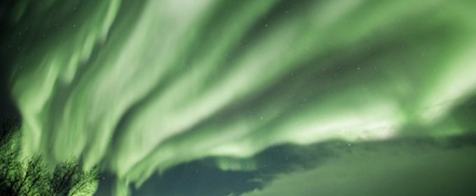 Над Финляндией небо стало шокирующе зеленым. Фото Все фото: meteoprog.ua