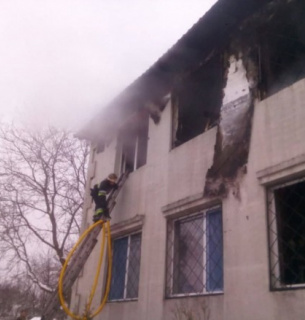 У Харкові згорілий пансіонат для літніх виявився нелегальним (відео)