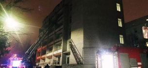 Пожар произошел в реанимации ковидной больницы 